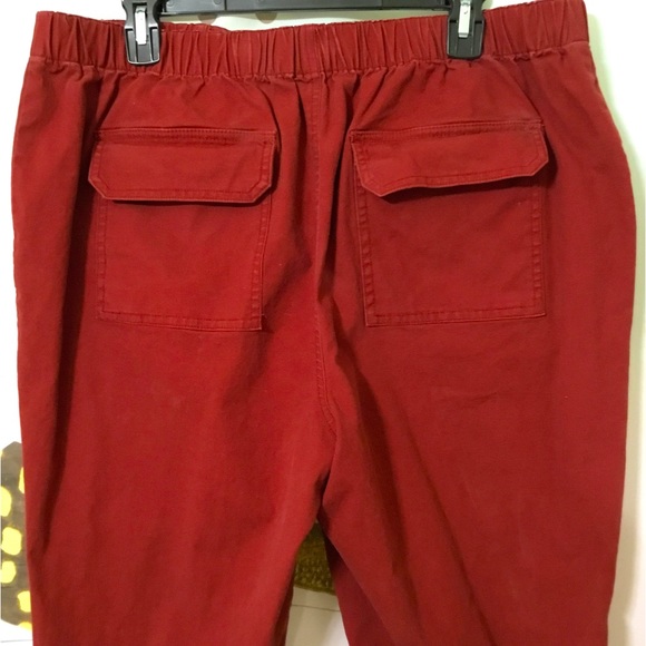 Style & Co Utility Joggers in Burnt Red~Size XL - Picture 6 of 9